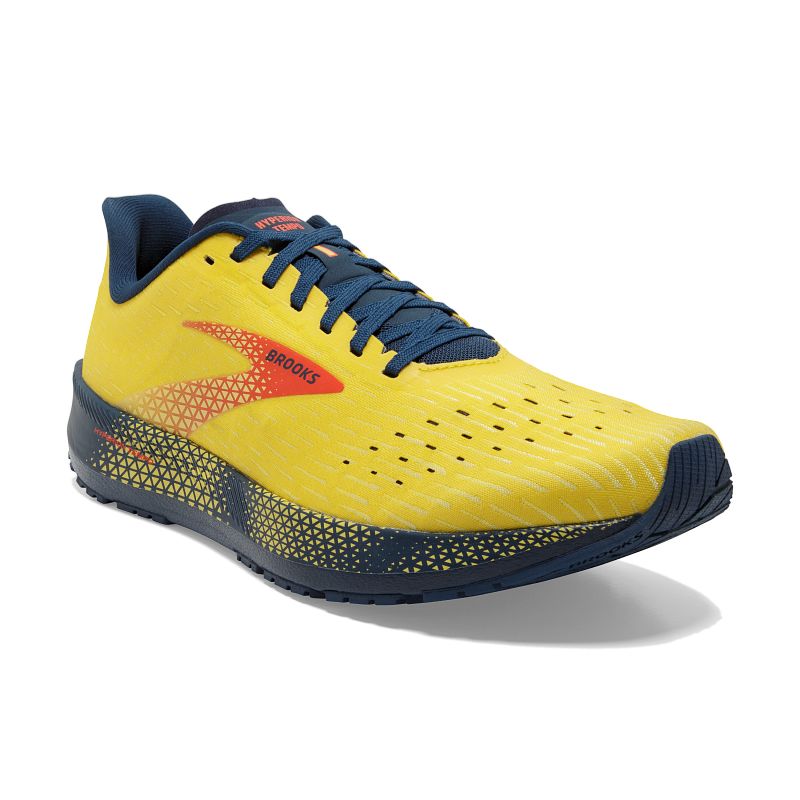 Męskie buty do biegania Brooks Hyperion Tempo Żółte 1 Męskie buty do biegania Brooks Hyperion Tempo Żółte