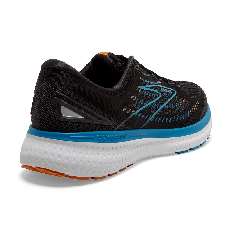 Męskie Buty do biegania Brooks Glycerin 19 czarno-niebieskie 2 Męskie Buty do biegania Brooks Glycerin 19 czarno-niebieskie