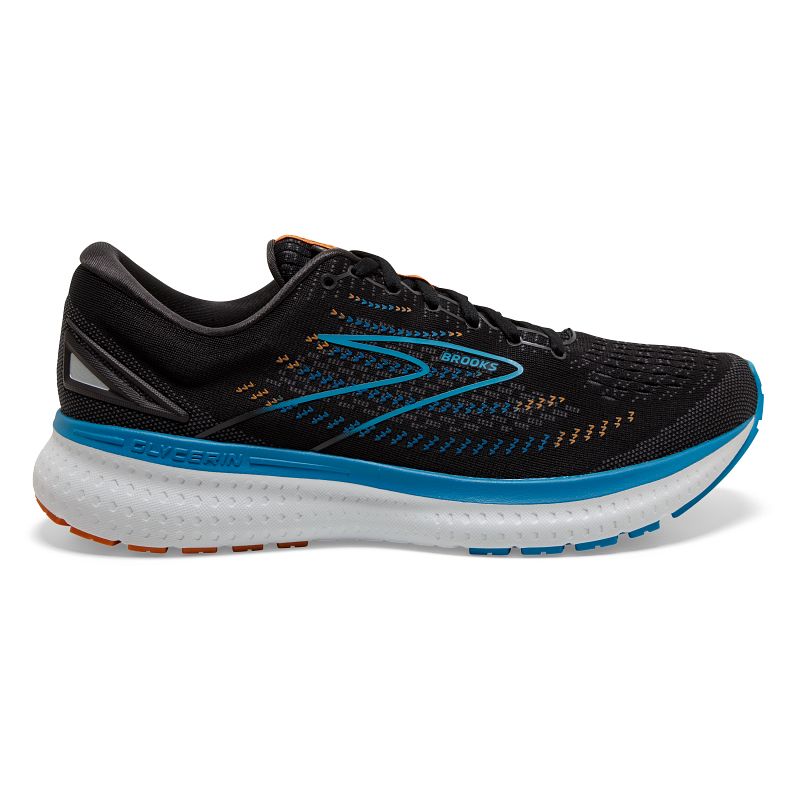 Męskie Buty do biegania Brooks Glycerin 19 czarno-niebieskie 3 Męskie Buty do biegania Brooks Glycerin 19 czarno-niebieskie