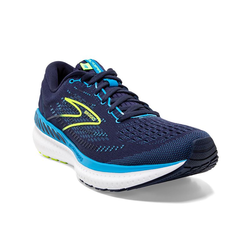 Męskie Buty do biegania Brooks Glycerin GTS 19 niebieskie 1 Męskie Buty do biegania Brooks Glycerin GTS 19 niebieskie