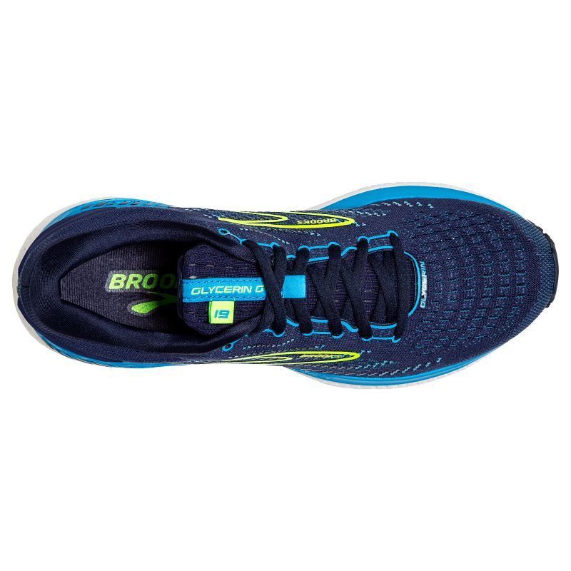 Męskie Buty do biegania Brooks Glycerin GTS 19 niebieskie 6 Męskie Buty do biegania Brooks Glycerin GTS 19 niebieskie