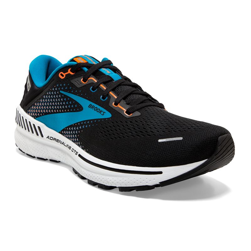 Męskie buty do biegania Brooks Adrenaline GTS 22 czarno-niebieskie 1 Męskie buty do biegania Brooks Adrenaline GTS 22 czarno-niebieskie