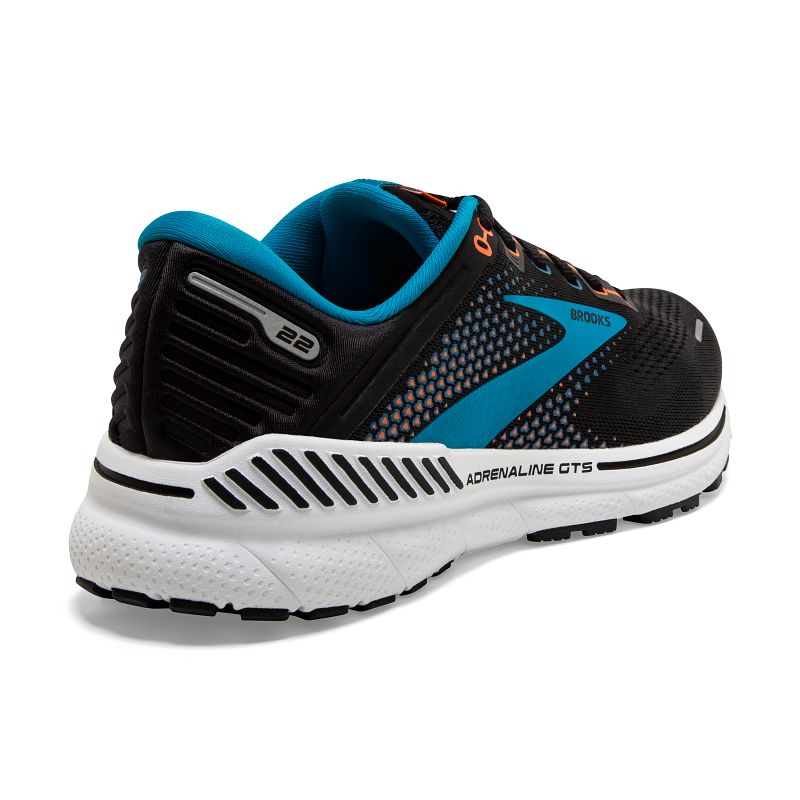 Męskie buty do biegania Brooks Adrenaline GTS 22 czarno-niebieskie 2 Męskie buty do biegania Brooks Adrenaline GTS 22 czarno-niebieskie