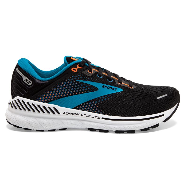 Męskie buty do biegania Brooks Adrenaline GTS 22 czarno-niebieskie 3 Męskie buty do biegania Brooks Adrenaline GTS 22 czarno-niebieskie
