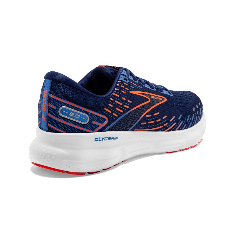 Męskie Buty do biegania Brooks Glycerin 20 Granatowo-pomarańczowe 6 Męskie Buty do biegania Brooks Glycerin 20 Granatowo-pomarańczowe