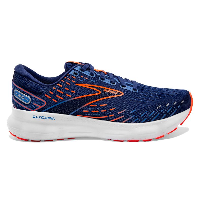 Męskie Buty do biegania Brooks Glycerin 20 Granatowo-pomarańczowe 5 Męskie Buty do biegania Brooks Glycerin 20 Granatowo-pomarańczowe