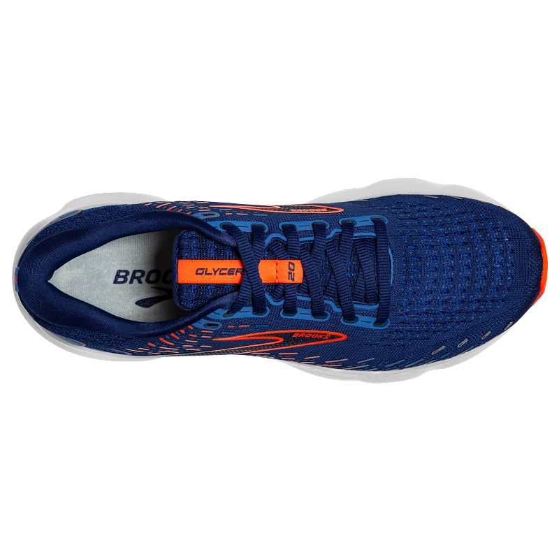Męskie Buty do biegania Brooks Glycerin 20 Granatowo-pomarańczowe 3 Męskie Buty do biegania Brooks Glycerin 20 Granatowo-pomarańczowe