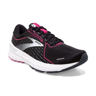 Damskie buty do biegania Brooks Adrenaline GTS 21 czarno-różowe