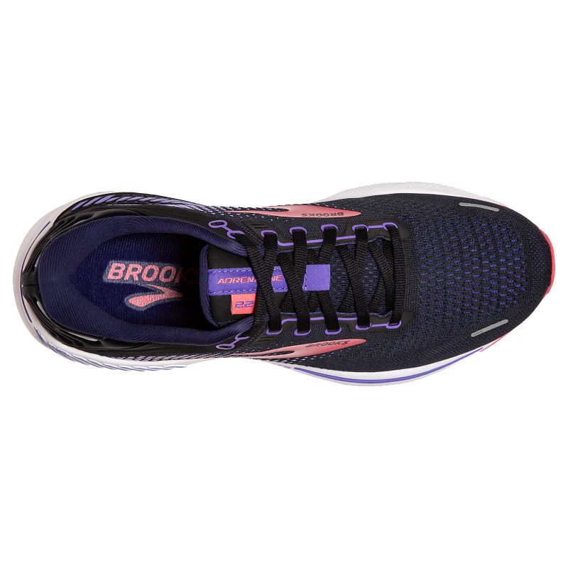 Damskie buty do biegania Brooks Adrenaline GTS 22 czarno-fioletowe 3 Damskie buty do biegania Brooks Adrenaline GTS 22 czarno-fioletowe