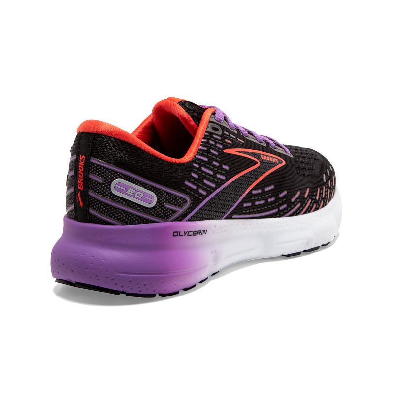 Damskie Buty do biegania Brooks Glycerin 20 Czarno-fioletowe 6 Damskie Buty do biegania Brooks Glycerin 20 Czarno-fioletowe
