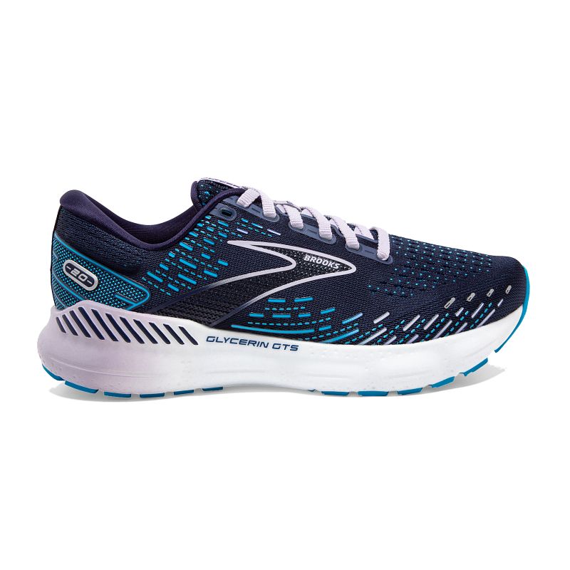 Damskie Buty do biegania Brooks Glycerin GTS 20 Granatowo-szare 5 Damskie Buty do biegania Brooks Glycerin GTS 20 Granatowo-szare