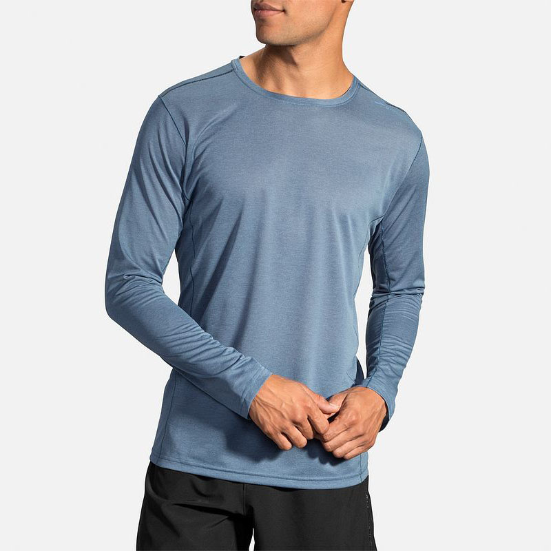 Męska bluza do biegania Brooks GHOST LONG SLEEVE 5 Męska bluza do biegania Brooks GHOST LONG SLEEVE