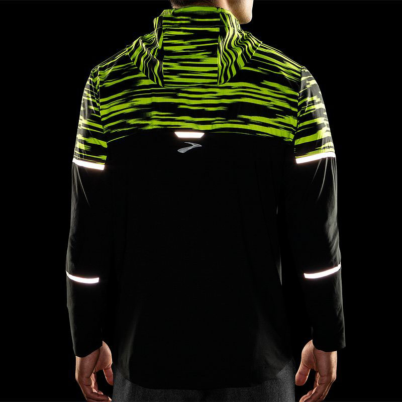 Męska kurtka do biegania Brooks NIGHTLIFE JACKET 13 Męska kurtka do biegania Brooks NIGHTLIFE JACKET