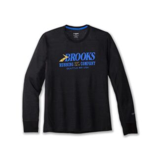 Męska koszulka do biegania Brooks Distance Graphic Long Sleeve