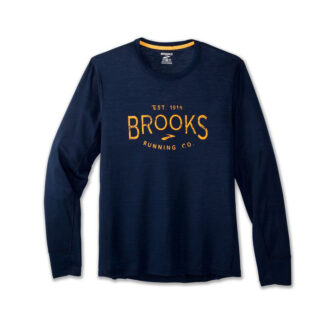 Męska bluza do biegania Brooks Distance Graphic Long Sleeve