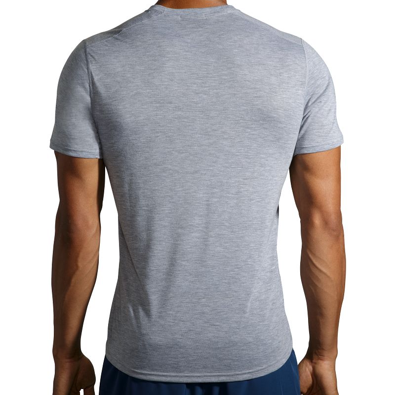 Męska koszulka do biegania Brooks Distance Graphic Short Sleeve 4 Męska koszulka do biegania Brooks Distance Graphic Short Sleeve