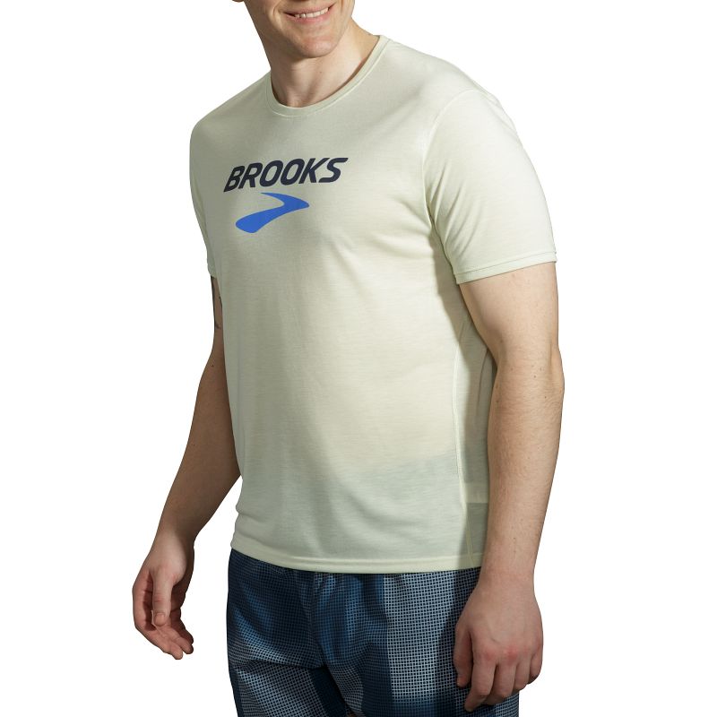 Męska koszulka do biegania Brooks Distance Graphic Short Sleeve 5 Męska koszulka do biegania Brooks Distance Graphic Short Sleeve