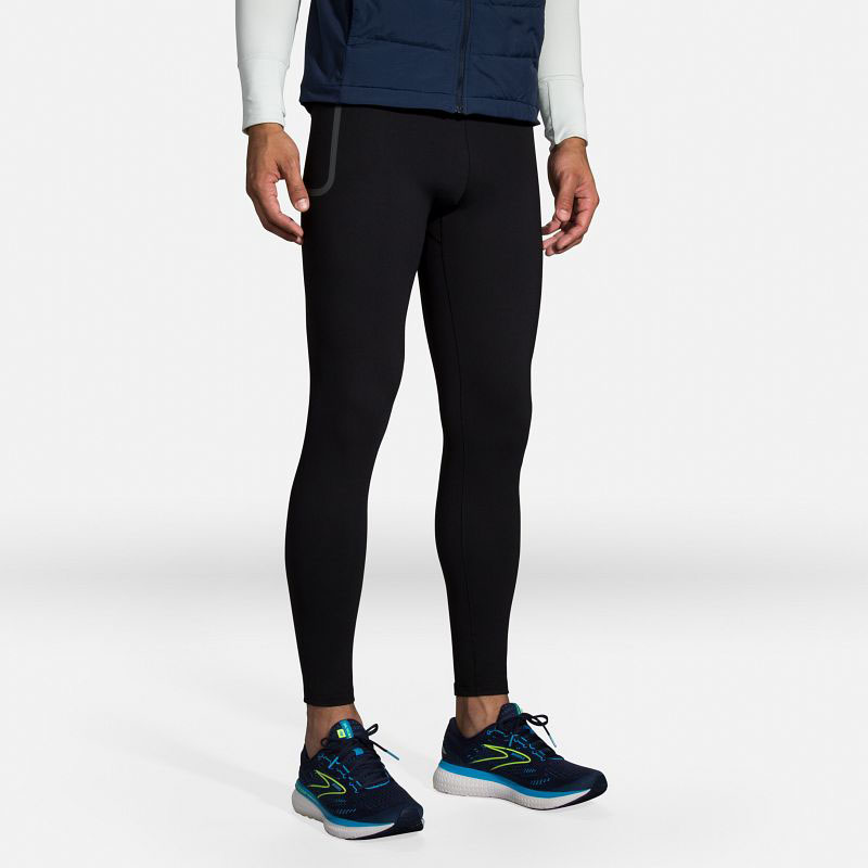 Męskie spodnie do biegania Brooks Momentum Thermal Tight 3 Męskie spodnie do biegania Brooks Momentum Thermal Tight