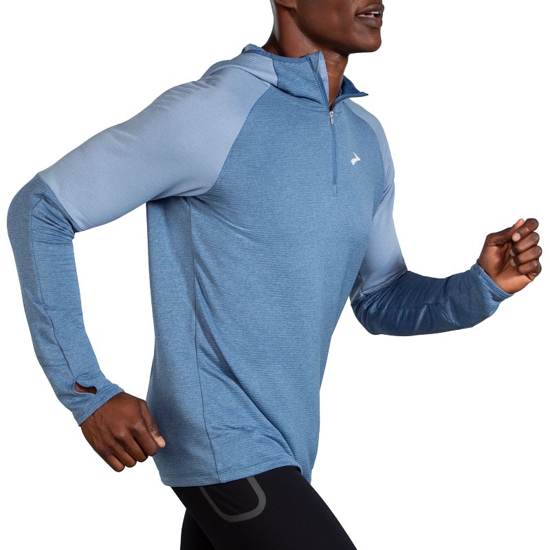 Męska bluza do biegania Brooks Notch Thermal Hoodie 2 Męska bluza do biegania Brooks Notch Thermal Hoodie 2.0