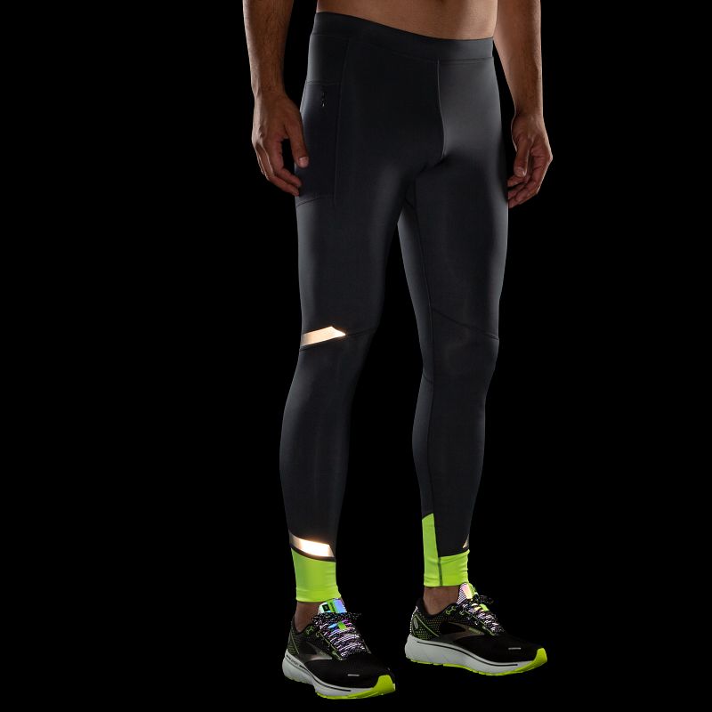 Męskie spodnie do biegania Brooks Momentum Thermal Tight 2 Męskie spodnie do biegania Brooks Momentum Thermal Tight