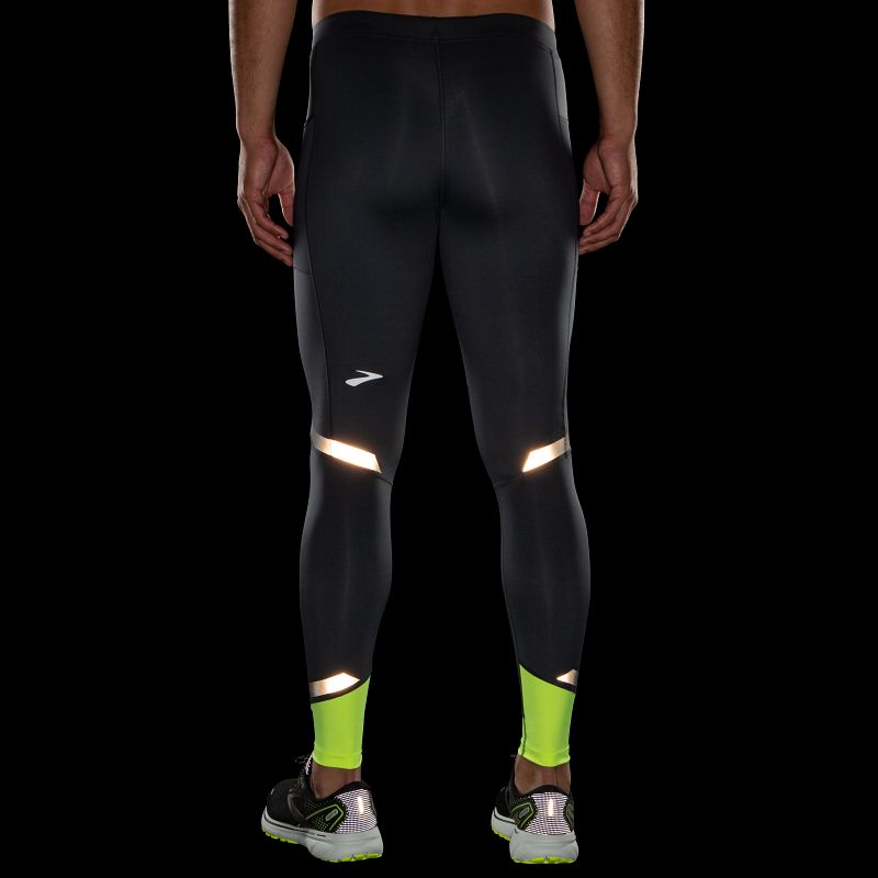 Męskie spodnie do biegania Brooks Momentum Thermal Tight 4 Męskie spodnie do biegania Brooks Momentum Thermal Tight