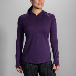 Damska bluza do biegania Brooks NOTCH THERMAL HOODIE