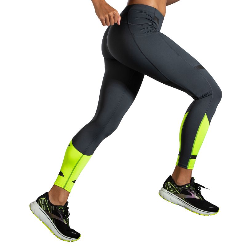 Damskie spodnie do biegania Brooks Run Visible Tight 1 Damskie spodnie do biegania Brooks Run Visible Tight