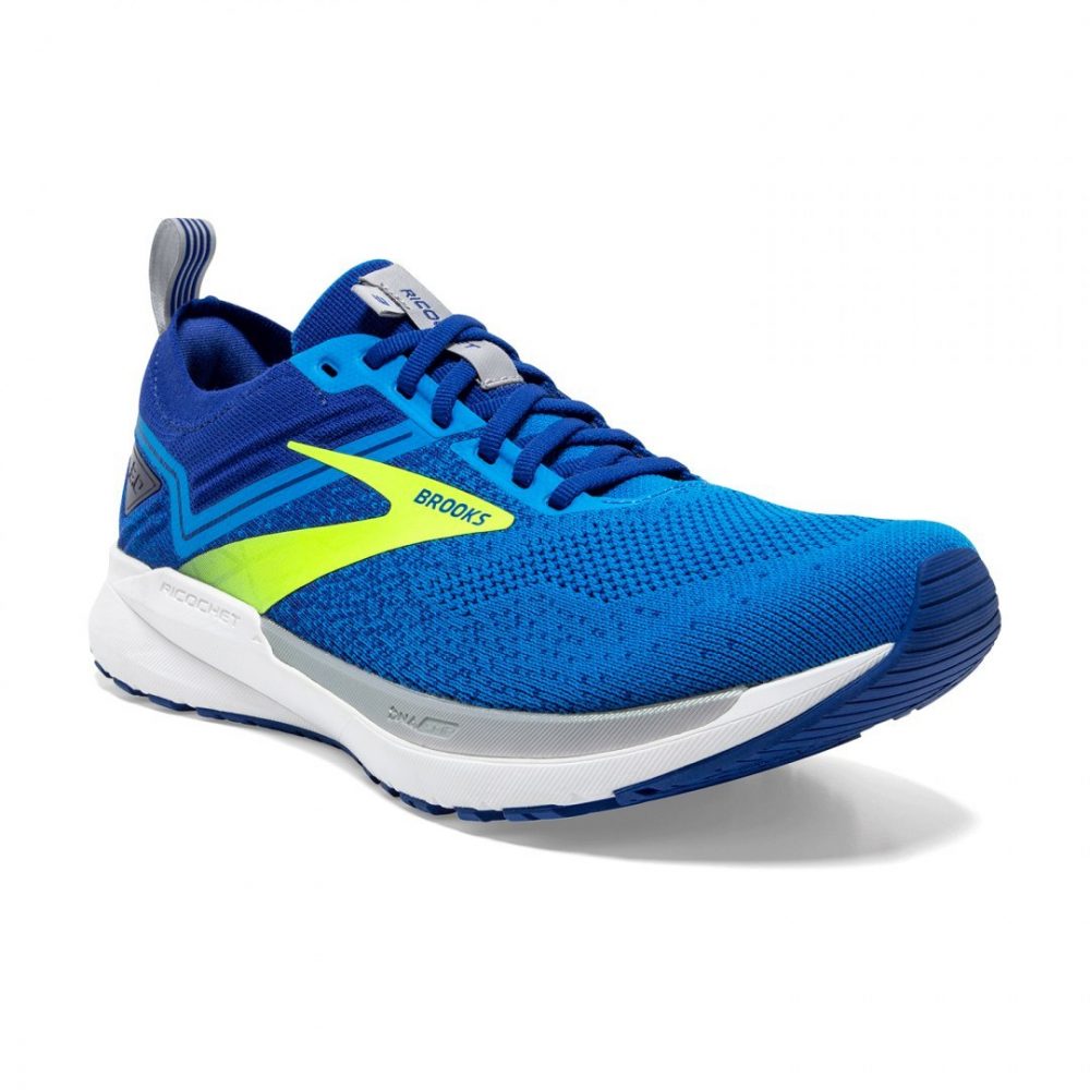 Męskie buty do biegania Brooks Ricochet 3 niebieskie 1 Męskie buty do biegania Brooks Ricochet 3 niebieskie